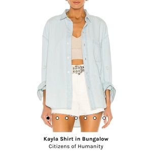 Citizens of Humanity Kayla Shirt Bungalow XS